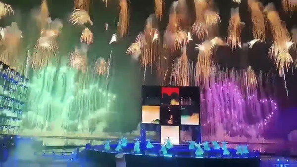 Fireworks Product Effect Demonstration Video